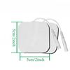 4 Pcs Pack 5x5cm Size TENS Unit Electrode Pads Self Adhesive Electrodes  For Muscle Stimulation