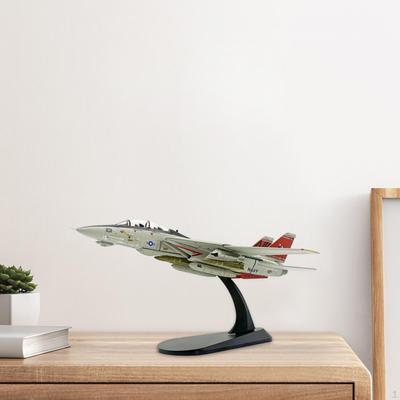 Maßstab 1/100 F-14D Modellflugzeug 19x18cm Multifunktional Lebensecht Robust Sammlung mit