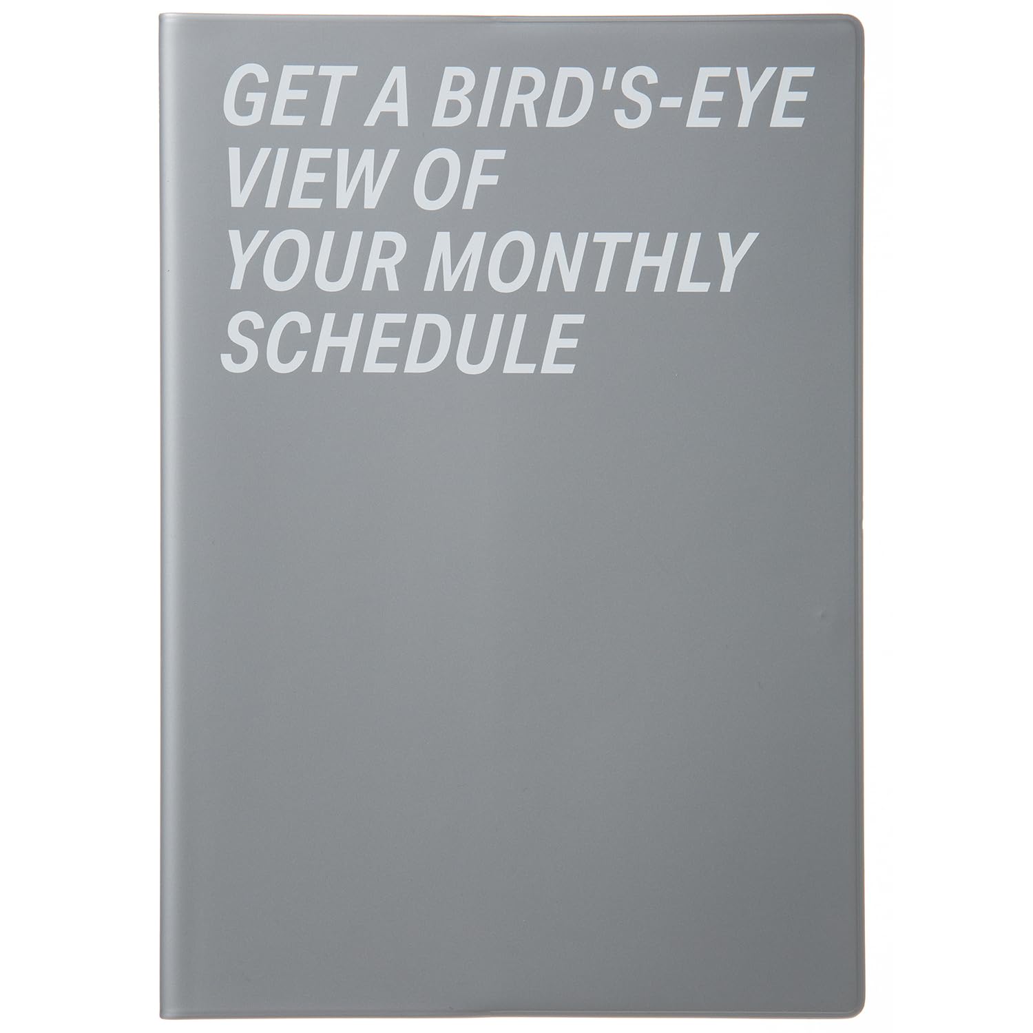 Laconic Planner 2026 March Start A5 Monthly Typo Silver LAMM91-160SV