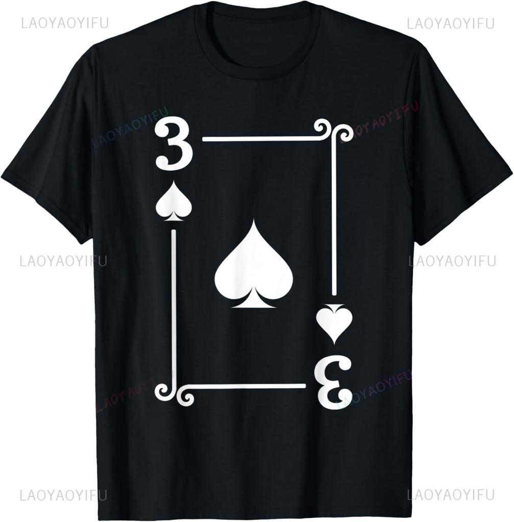 Playing Cards Costume -   Diamonds Card Poker T-Shirt Unisex Summer Streetwear Tops Camiseta
