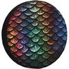 Rainbow Dragon Scale Spare Tire Cover Waterproof Durable Protective Wheel Protector for SUV Truck