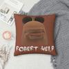 Marcus The Worm Robert Help 5861933095.6072 Square Pillow Cases Cushion Cover Custom Zippered Decorative Pillowcase For Home 18"