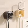 2Pcs 2-IN-1 Plug Dust Cover Self-adhesive Power Socket Organizer New Plug Holder