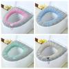 1pc WinterWarmth Toilet Seat Covers - Soft Thick Warm Cushion with Removable & Easy-Clean Design, Portable for Home, Dorms