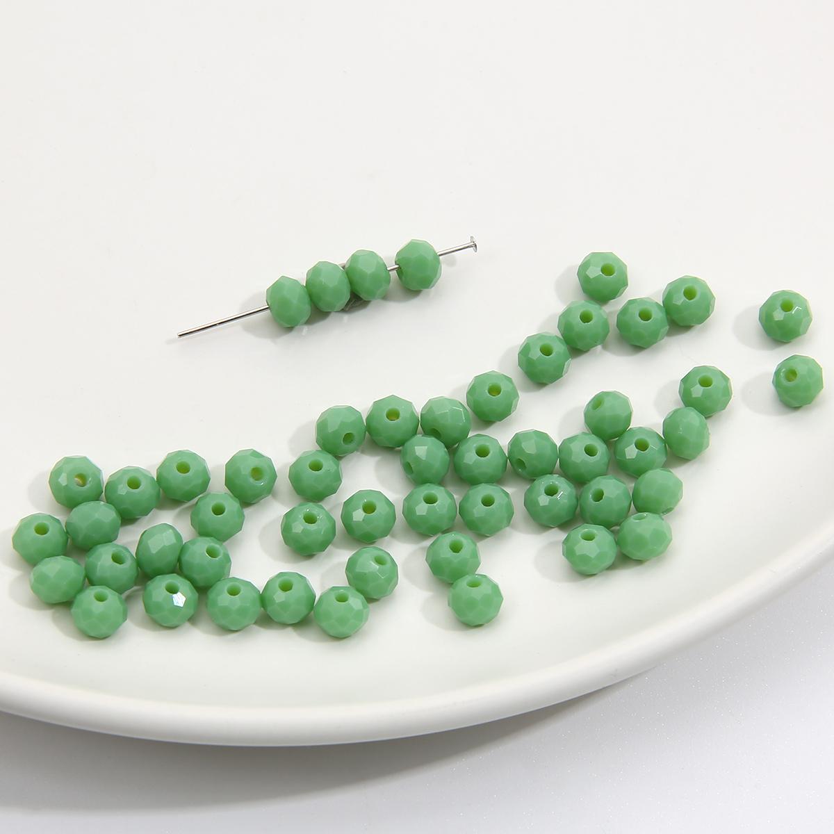 

20 шт. хрустальные стеклянные бусины для серьги, браслета, ожерелья, браслета «сделай сам», ювелирные изделия, изготовление бусин 6x4m