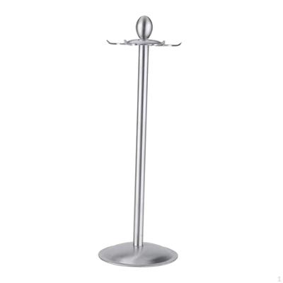 Portautensili Girevole a Gradi, Organizzatore da Cucina in Acciaio Inossidabile, Appendiabiti