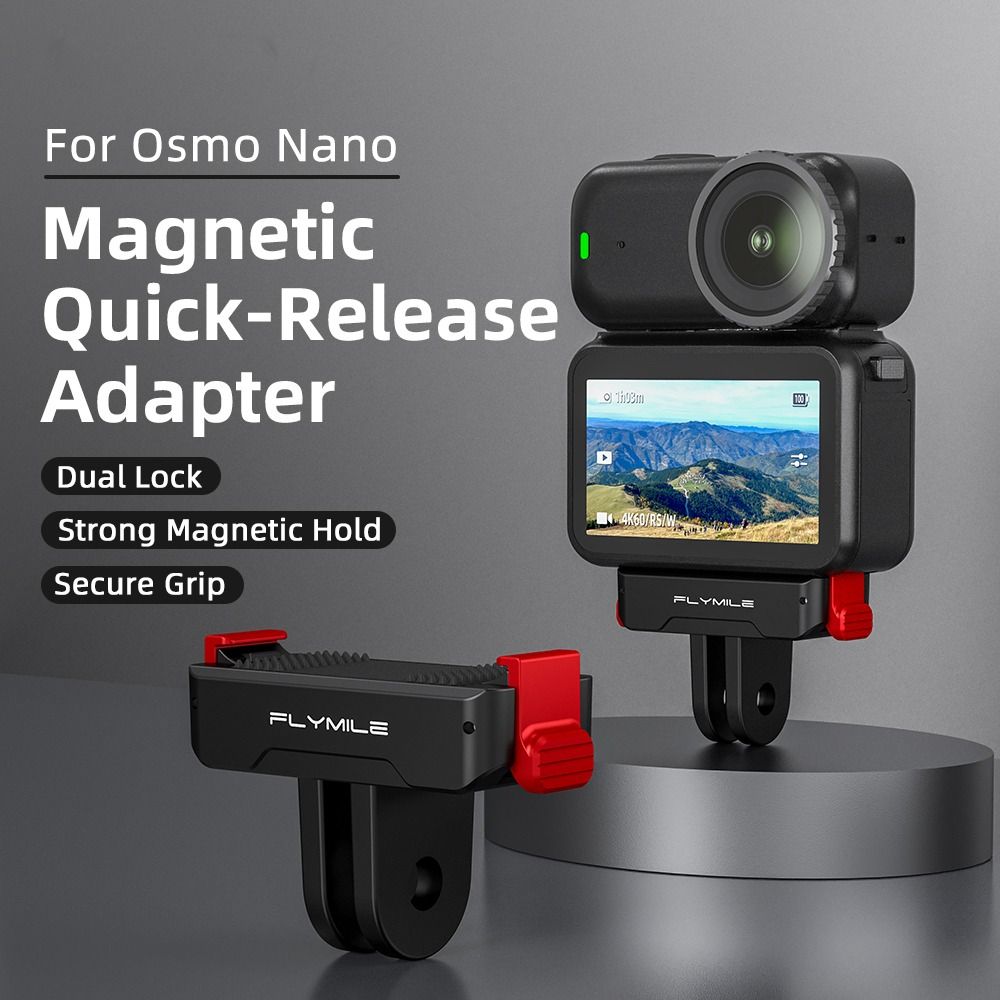 Quick Release Mount Bracket ABS Base Adapter for DJI Osmo Nano Action Camera Accessories