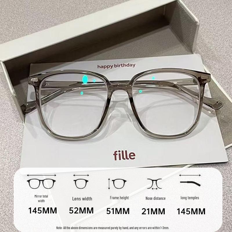 Trendy Unisex Korean-Style Myopia Glasses with High-End Anti-Blue Light Frames