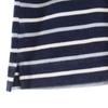 LACOSTE Border Pattern 7 minutes sleeve Boat neck Basque shirt 3 Navy Men's Used