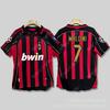 0607AC Milan retro jersey Cacanesta Maldini Inzaghi Pirlo long short-sleeved football jersey
