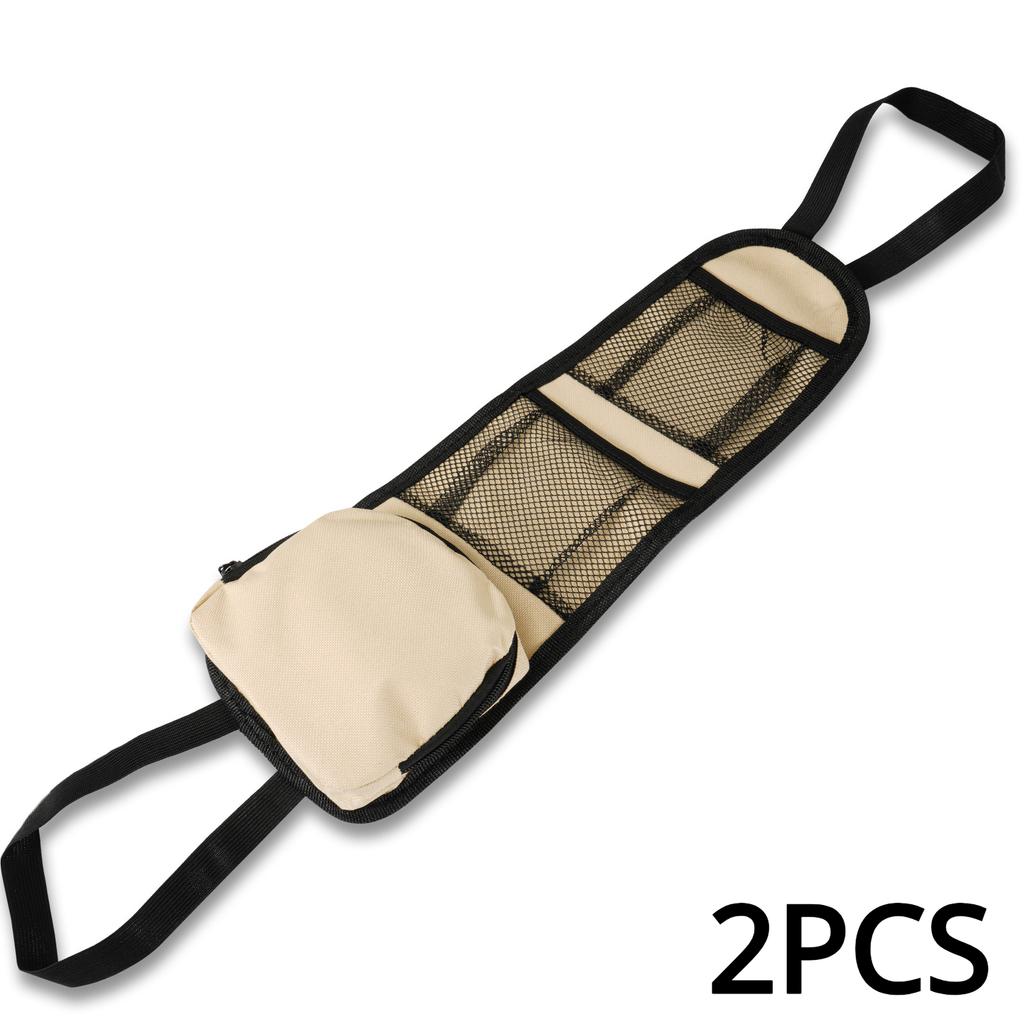 Universal Car Seat Storage Bag Seat Side Storage Cell Phone Hanging Bag Multi-pocket Drink Holder Storage Bag Cell Phone Holder