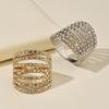 Full Rhinestone Scarf Buckle Clip Exquisite Shawl Decorative Accessory  Daily Wear