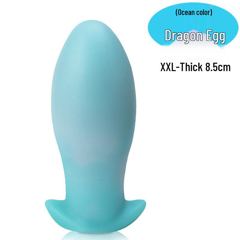 Liquid Silicone Dragon Egg Vaginal & Anal Plug - Portable and Popular