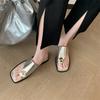 New Style of Fashionable Open-toe Slippers for Wearing Outside with A Soft Sole and A Versatile Design, Suitable for Casual Wear