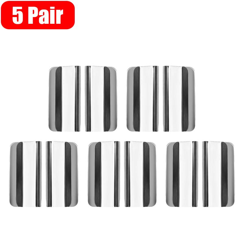 Metal Curtain Closure Magnetic Buckle Shower Curtain Magnet Clips Detachable Window Screen Fixed Fastener Window Hardware