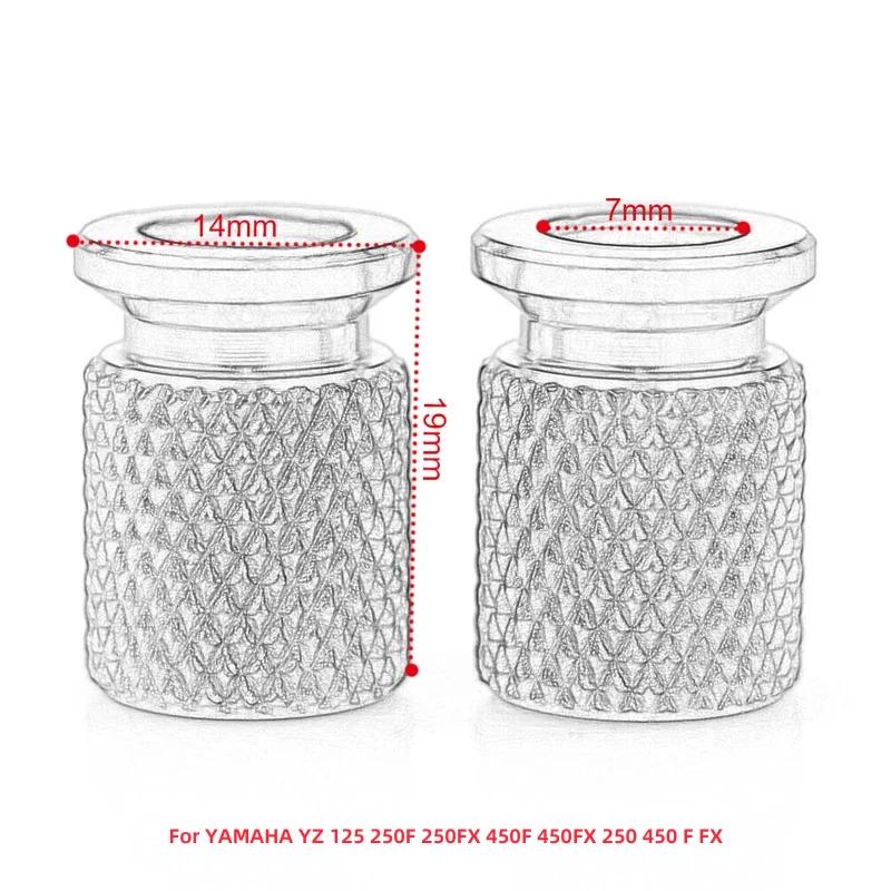 2PCS Aluminum Motorcycle Tyre Valve Cap Dustproof Universal For Yamaha YZ 80 85 125 250 426 450 F X FX YZ80 YZ85 YZ125 YZ250