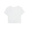 Nike Logo Slim Fit Short Sleeve T-Shirt Women tops White HJ1055-100
