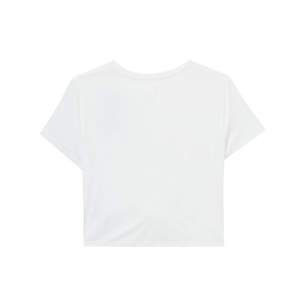 Nike Logo Slim Fit Short Sleeve T-Shirt Women tops White HJ1055-100