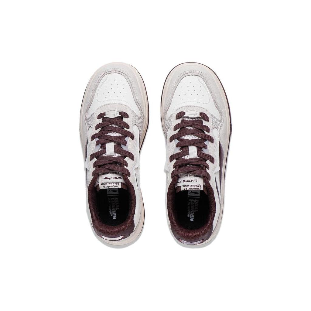 New LiNing FUTURE C1 Cushioned Slip Resistant Mid Top Casual Shoes Women's AGCT244-1