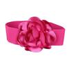 Wide Belt for Dress Elastic Waist Belt Big Flower Cinch Belt Waistband Elegant
