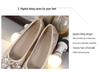 Pointed Toe Rhinestone Mary Jane Flats - Women's Autumn Soft Sole, Sizes 41-43