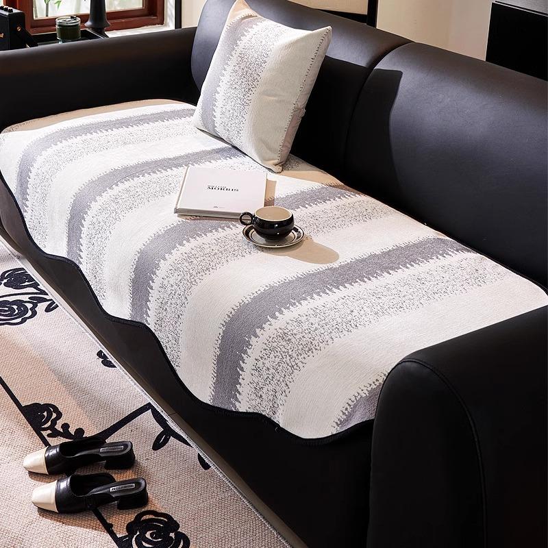 Light Luxury Special-Shaped Sofa Cushion, Universal In All Seasons, High-End Non-Slip Seat Cushion, Irregular Curved Straight Row Sofa Cover