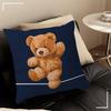 cute Furry cute Bear Polo    Cushion Cover Pillow Cover Decor Pillowcase Printed Cushion Case for Couch