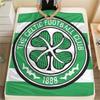Celtic Football Club Emblem,pattern Flannel Blanket, High Quality Comfortable for All Seasons, Home Decor, Warmth and Comfort, Perfect for Gifts.