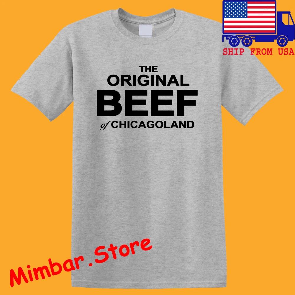 The Original Beef Of Chicagoland Men s Gray Size S-5XL L
