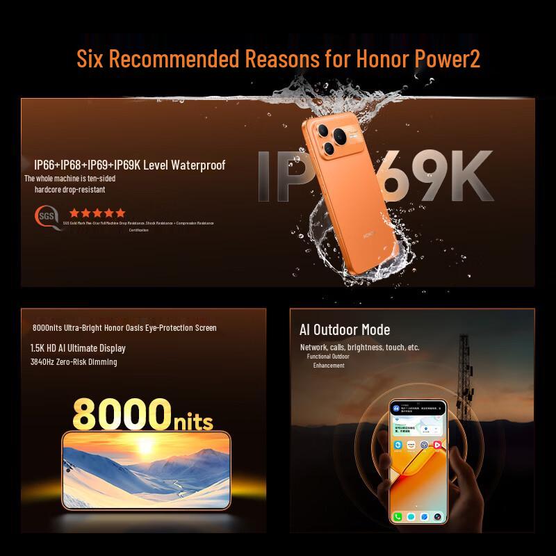 Honor Power2 Smartphone (CN version)