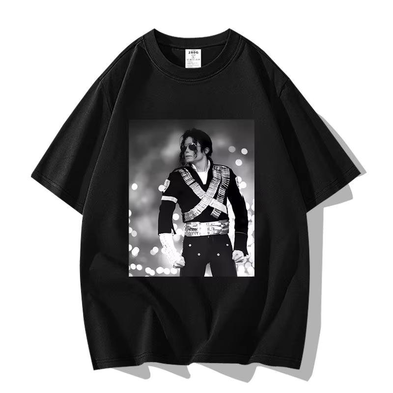 2026 Limitovaná edice Vzor Michael Jackson Pánská a dámská Nová letní trička pro dospělé Rodiče Móda Y2K