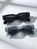 2 Pairs Unisex Retro Square Sunglasses Set - Versatile Small Frame INS Street Style