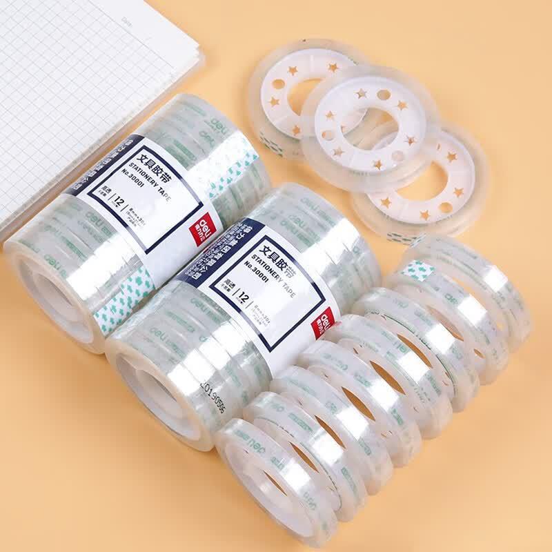 Deli Easy-Tear Transparent Stationery Tape
