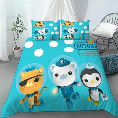 Povlak na peřinu Kreslený The Octonauts Nový Módní Design Ložní Souprava Barnacles Povlak na přikrývku Povlak na polštář Dívky Kluci Dospělí Ložní prádlo