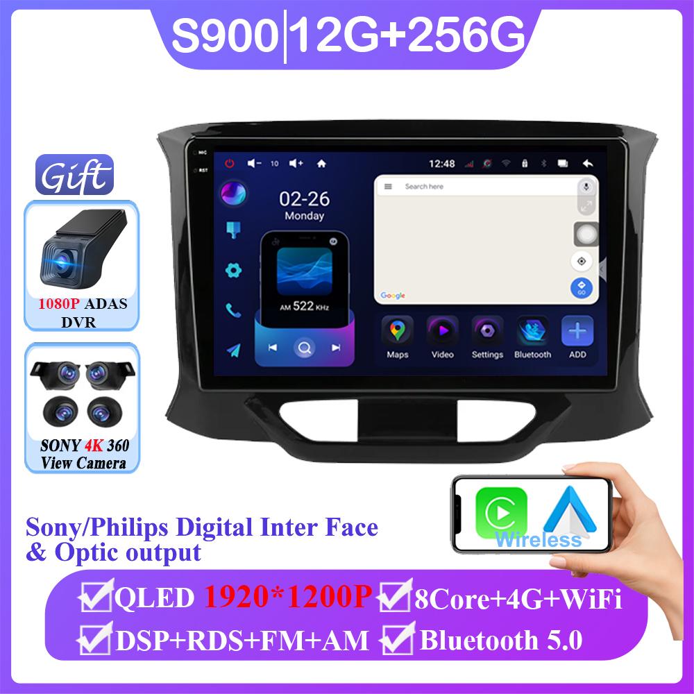 For LADA XRAY 2015 - 2019 LHD 2din Android 14 Car AutoRadio Multimedia Video Player GPS Navigation 4G WIFI Carplay Head Unit DVD
