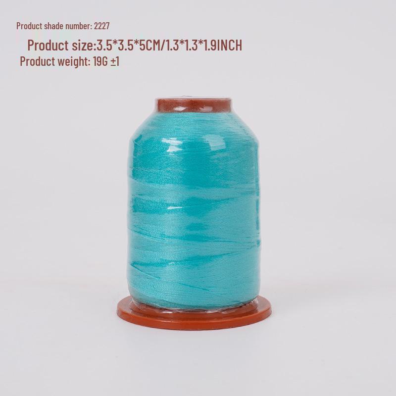 Polyester Sewing Thread: 100 Colors, 500 Yards, Fine Two-Strand, High-Speed, for Hand Sewing