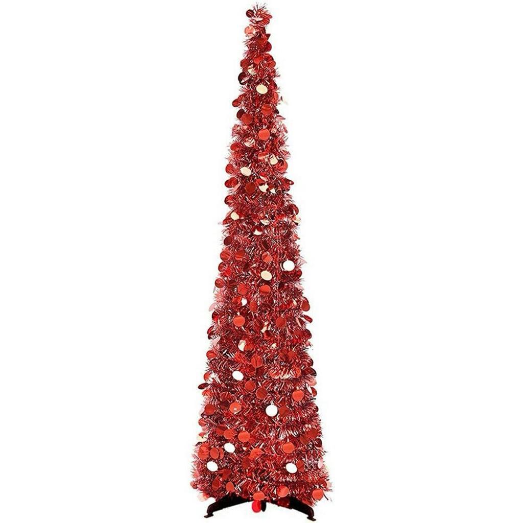 Scalable Foldable Woolen Grass Spiral Christmas Tree
