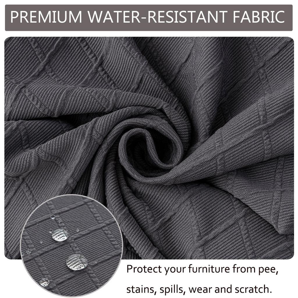 Vodotěsný Spandex Jídelna Čalouněný polštář Pevný potah sedáku židle Snímatelné potahy s omyvatelným chráničem nábytku