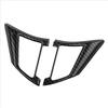 Carbon Fiber Steering Wheel Decor Frame Trim 3PCS For NISSAN KICKS 2017-