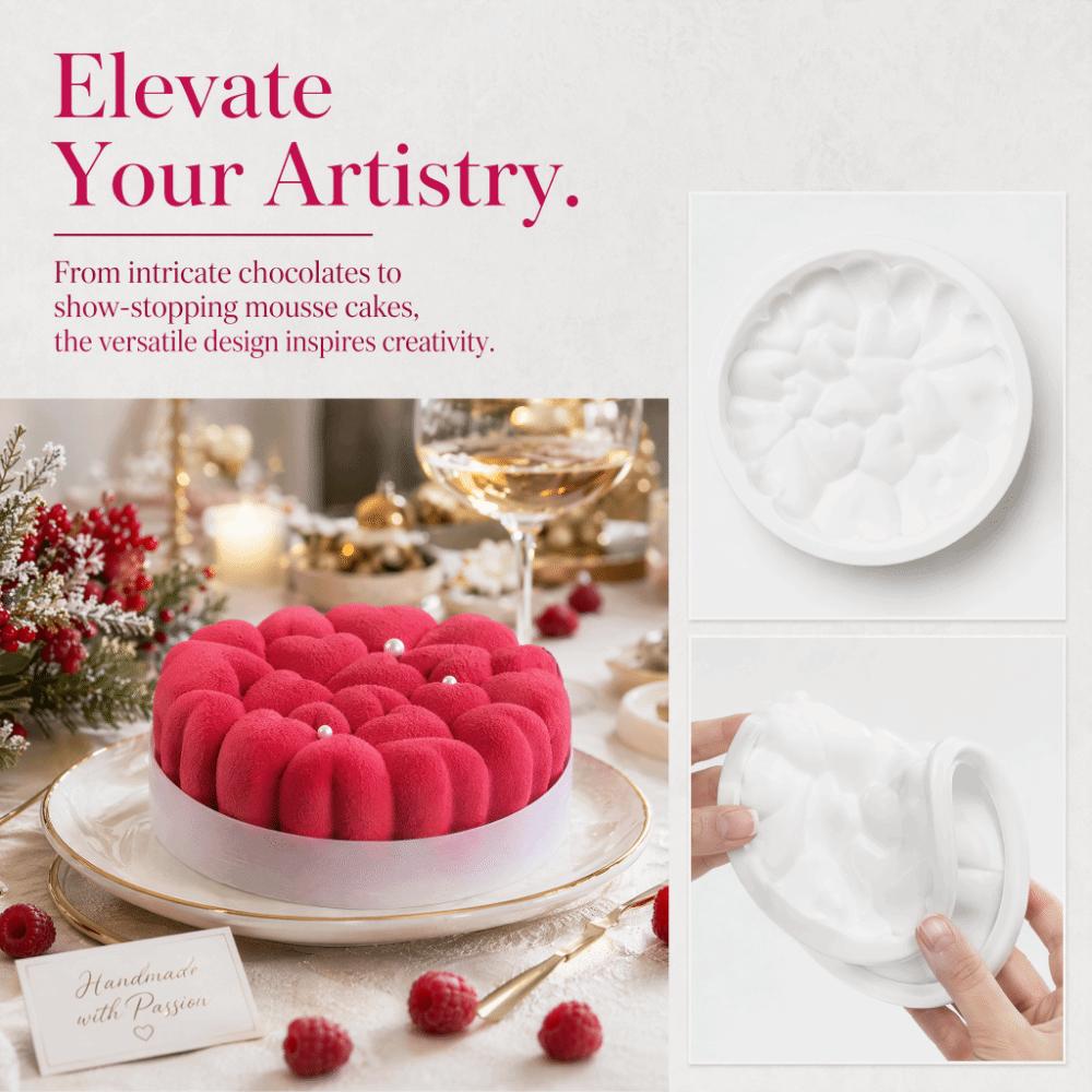 Non Stick Surface Silicone Baking Mold Food Grade Silicone Cake Pan Dessert Mold DIY Baking