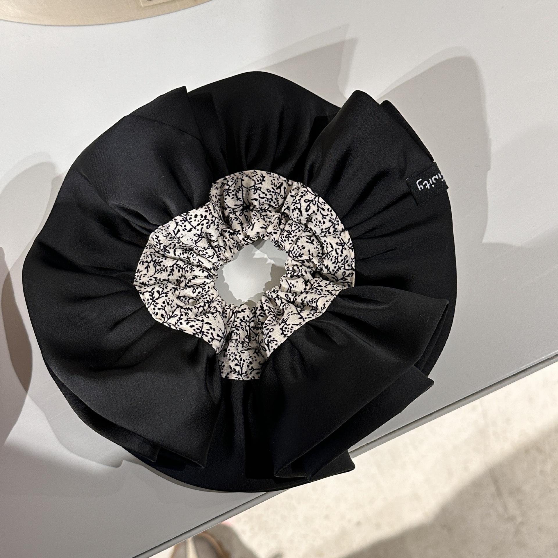 

Большие корейские аксессуары для волос большая резинка-скранч для женщин девушки резиновая эластичная популярная винтажная ведущая мода взрослые фасцинатор