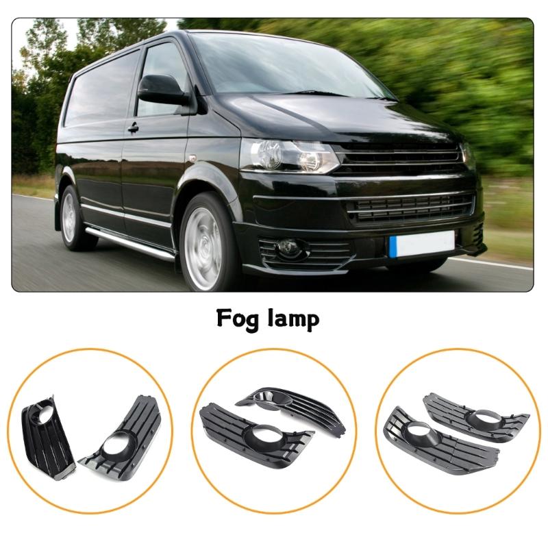 Front Bumper Fog Lamp Case Trim For T5.1 2010-2015 Foglight Replacement Easy Installation