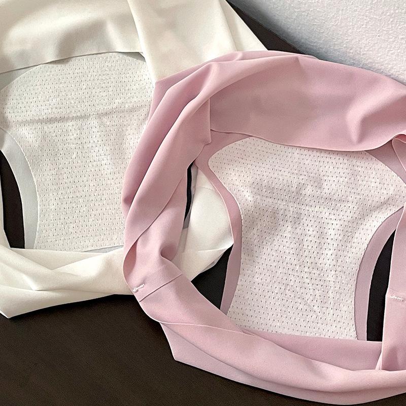 Solid Color Seamless Underwear Women's Summer Thin Cotton