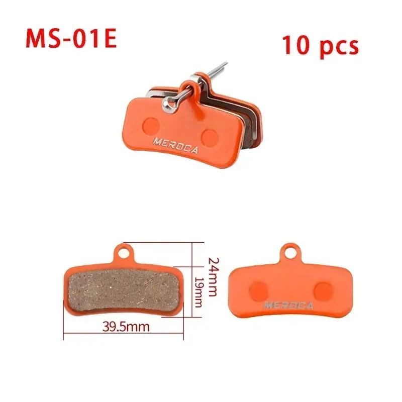 

Brakes Meroca 4 Pistons Hydraulic Brakes Mtb Bicycle Brakes Caliper Rotor 160mm Set Mountain Bike 800/1400mm for E4 ZEE M420 10pcs brake pads