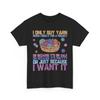 T-shirt au crochet, J'achète seulement de la laine Amateurs de tricot et de crochet T-shirt pour femme