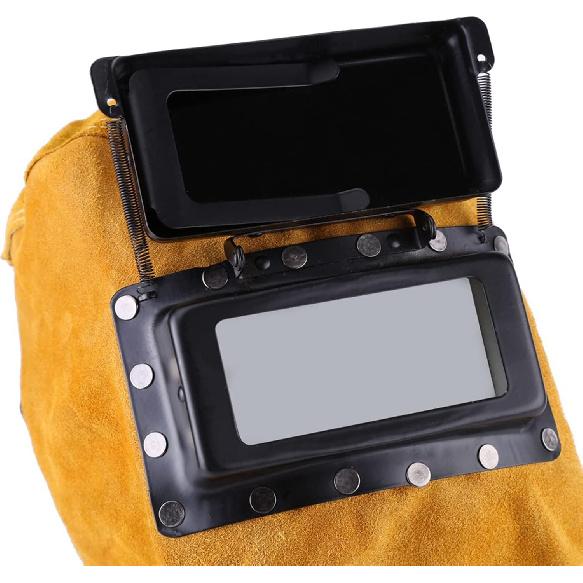 Ejoyous Welding Helmet Mask, Heat Breathable Welding Helmet Mask with Lens Protective Gear Head Face Neck Hood for Welding Workers