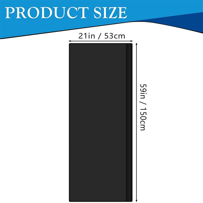 Portable AC Hose Insulation Sleeve With 3 Elastic Band Heat Insulation Duct Vent Cover Fits 5" And 9" Diameter Exhaust Hoses