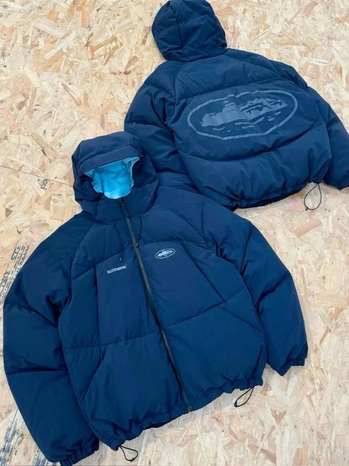 Men's Army Green Hooded Cotton Jacket - Warm, Thick Winter Outerwear 2025