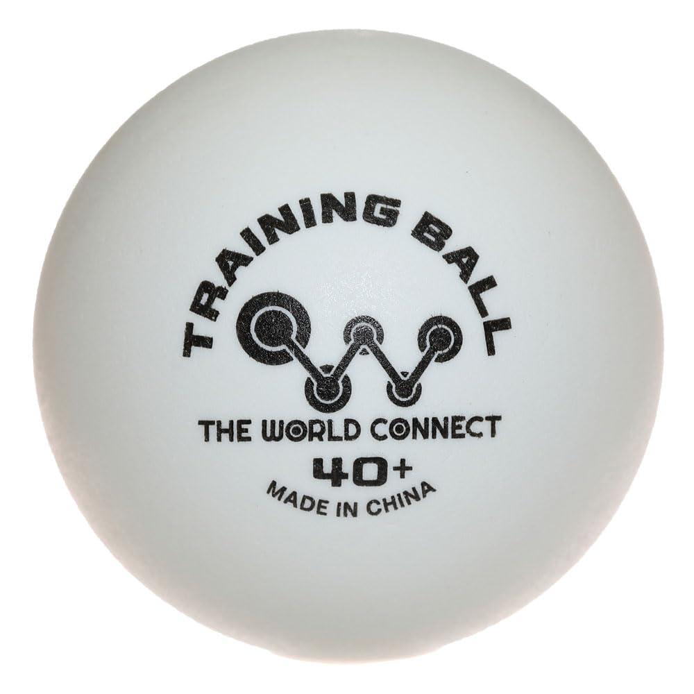 DONIC TWC The World Connect World Training 500 Tvrdé Stolní tenisové míčky, míčky, Pouzdro, DV003,