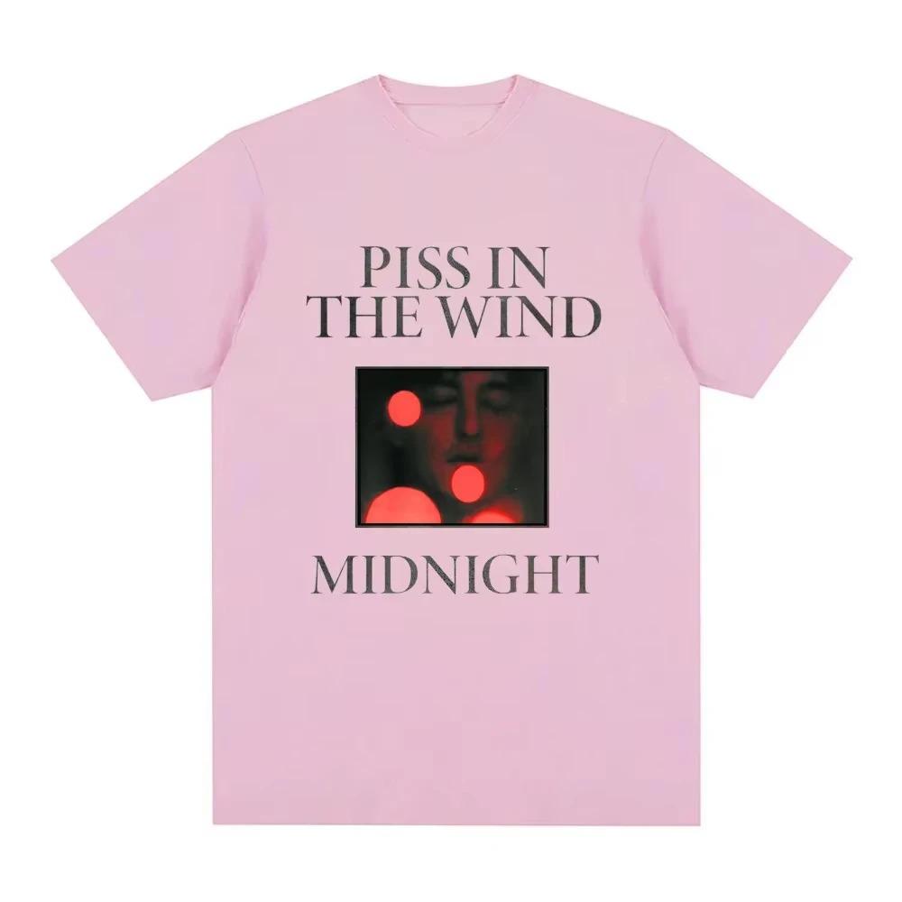 T-Shirt Album Piss in The Wind-MIDNIGHT Tee Baumwolle Hohe Qualität Harajuku T-Shirt Sommer Bequemes Shirt